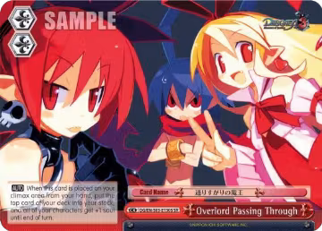 Overlord Passing Through (SR) (DG/EN-S03-E130S SR), Disgaea — Weiß Schwarz card price