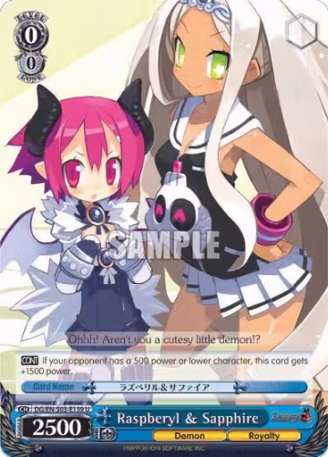 Raspberyl & Sapphire (DG/EN-S03-E139 U), Disgaea — Weiß Schwarz card price