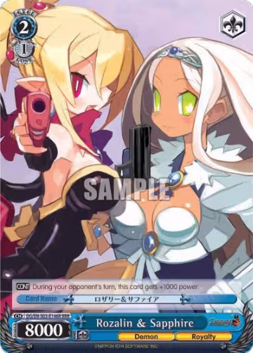 Rozalin & Sapphire (RRR) (DG/EN-S03-E146R RRR), Disgaea — Weiß Schwarz card price