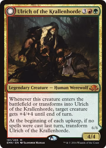 Ulrich of the Krallenhorde (191), Eldritch Moon — Magic card price