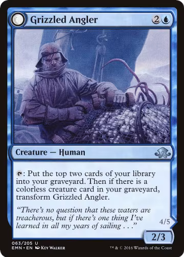 Grizzled Angler (63), Eldritch Moon — Magic card price
