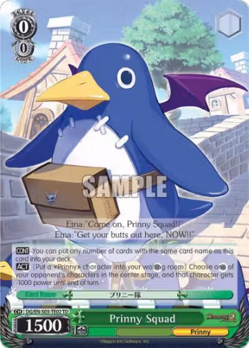 Prinny Squad (TD) (DG/EN-S03-TE02 TD), Disgaea — Weiß Schwarz card price