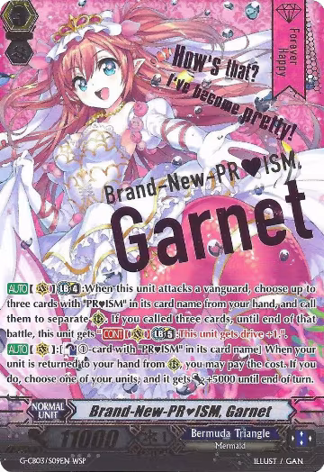 Brand-New-PRISM, Garnet (Wedding SP) (G-CB03/S09EN) — card price