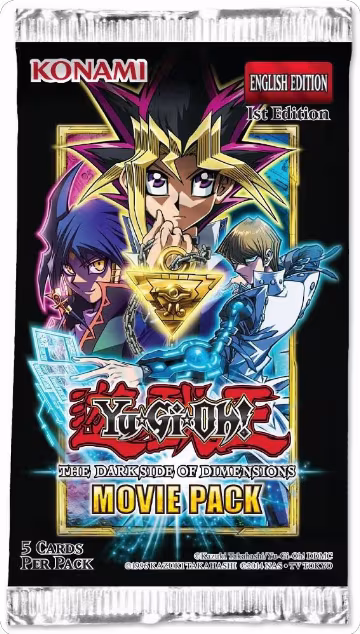 The Dark Side of Dimensions Movie Pack Booster Pack, The Dark Side of Dimensions Movie Pack — Yu-Gi-Oh! sealed product price