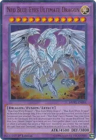 Neo Blue-Eyes Ultimate Dragon (MVP1-EN001) — card price