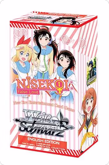 NISEKOI Extra Booster Box, NISEKOI Extra Booster — Weiß Schwarz sealed product price