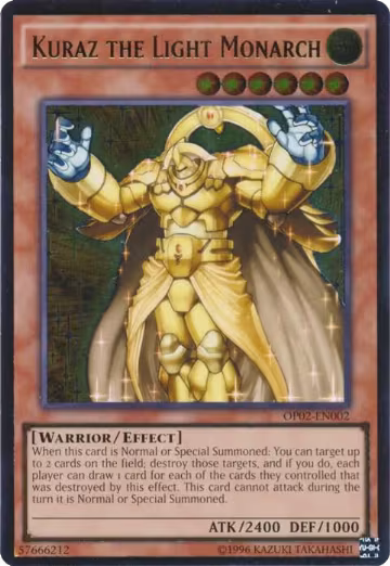 Kuraz the Light Monarch (UTR) (OP02-EN002) — card price