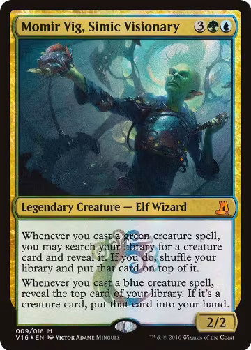Momir Vig, Simic Visionary (9), From the Vault: Lore — Magic card price
