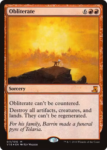 Obliterate (11), From the Vault: Lore — Magic card price