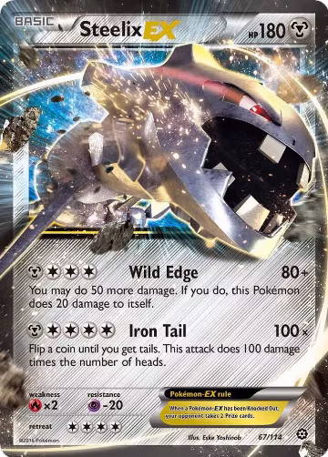 Steelix EX (67/114), XY - Steam Siege — Pokémon card price