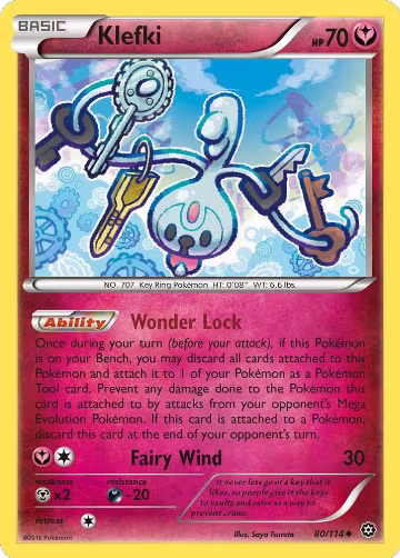 Klefki (80/114), XY - Steam Siege — Pokémon card price