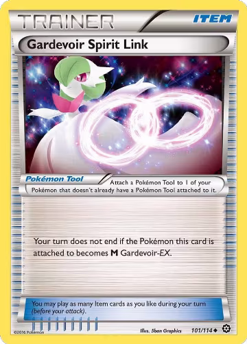 Gardevoir Spirit Link (101/114), XY - Steam Siege — Pokémon card price