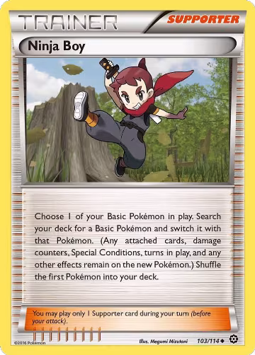 Ninja Boy (103/114), XY - Steam Siege — Pokémon card price