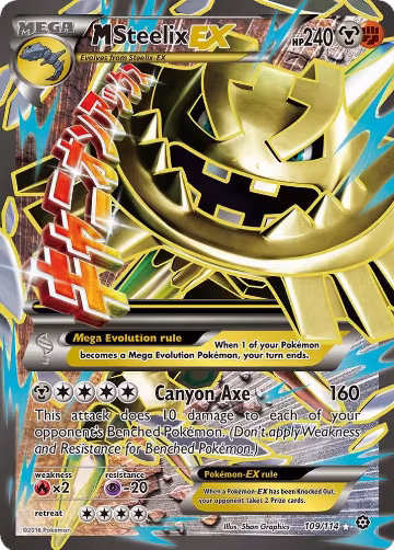 M Steelix EX (Full Art) (109/114) — card price
