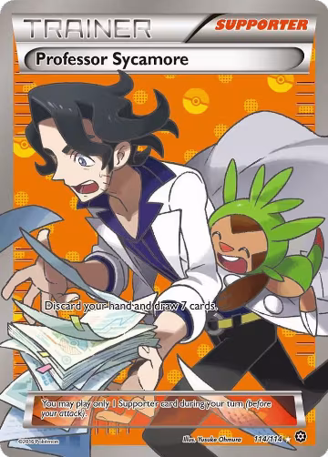 Professor Sycamore (114/114), XY - Steam Siege — Pokémon card price