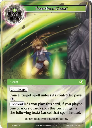 Two-Fold Chant (SDL4-009) — card price