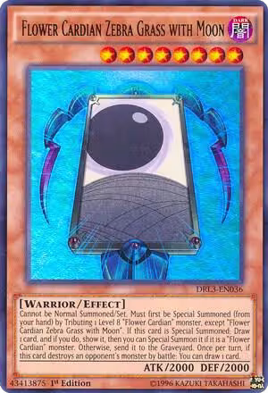 Flower Cardian Zebra Grass with Moon (DRL3-EN036), Dragons of Legend: Unleashed — Yu-Gi-Oh! card price
