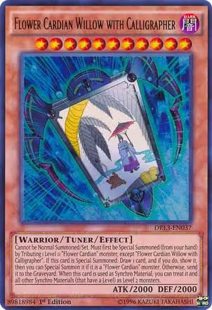 Flower Cardian Willow with Calligrapher (DRL3-EN037), Dragons of Legend: Unleashed — Yu-Gi-Oh! card price