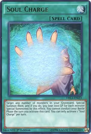Soul Charge (DRL3-EN051), Dragons of Legend: Unleashed — Yu-Gi-Oh! card price