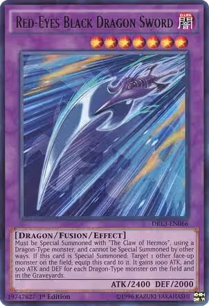 Red-Eyes Black Dragon Sword (DRL3-EN066), Dragons of Legend: Unleashed — Yu-Gi-Oh! card price