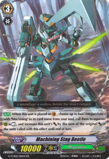 Machining Stag Beetle (G-TCB02/015EN), G-TCB02: The GENIUS STRATEGY — Vanguard card price