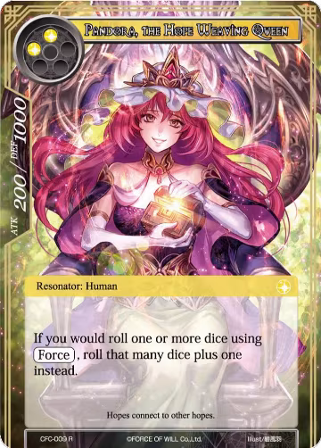 Pandora, the Hope Weaving Queen (CFC-009), Curse of the Frozen Casket — Force of Will card price
