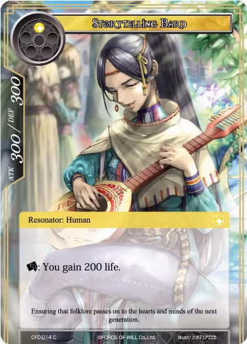 Storytelling Bard (CFC-014), Curse of the Frozen Casket — Force of Will card price
