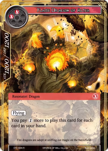 Flame Dragon of Altea (CFC-024), Curse of the Frozen Casket — Force of Will card price