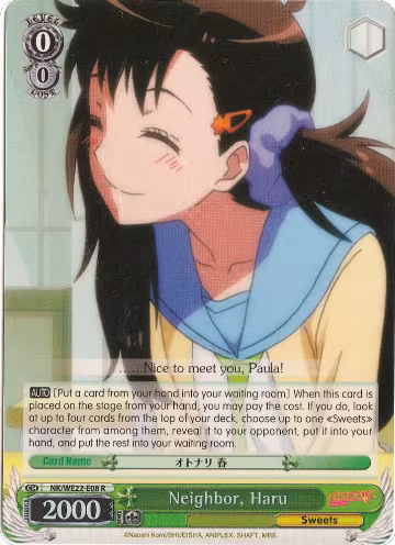 Neighbor, Haru (Parallel Foil) (NK/WE22-E08) — card price