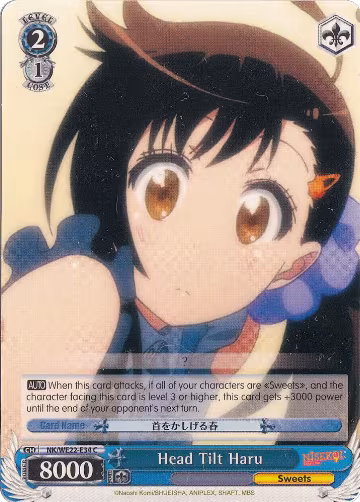 Head Tilt Haru (NK/WE22-E34), NISEKOI Extra Booster — Weiß Schwarz card price