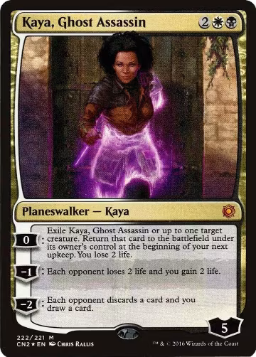 Kaya, Ghost Assassin (Alternate Art Foil) (222), Conspiracy: Take the Crown — Magic card price