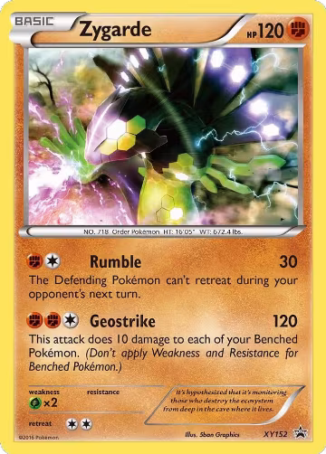 Zygarde (XY152), XY Promos — Pokémon card price