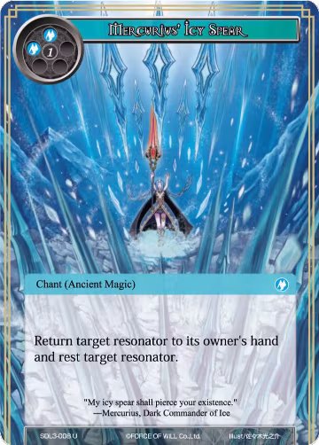 Mercurius' Icy Spear (SDL3-008) — card price