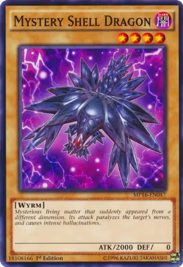 Mystery Shell Dragon (MP16-EN047), 2016 Mega-Tins Mega Pack — Yu-Gi-Oh! card price