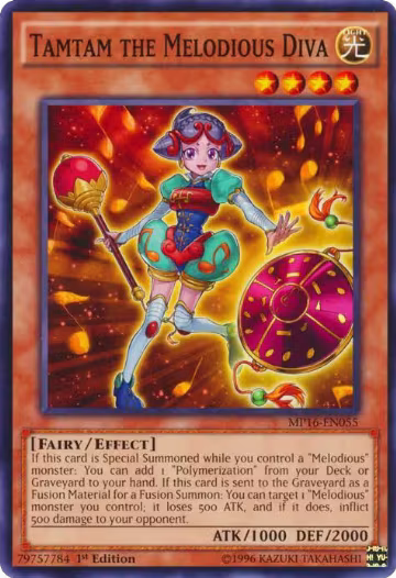 Tamtam the Melodious Diva (MP16-EN055), 2016 Mega-Tins Mega Pack — Yu-Gi-Oh! card price
