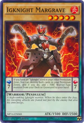 Igknight Margrave (MP16-EN068), 2016 Mega-Tins Mega Pack — Yu-Gi-Oh! card price