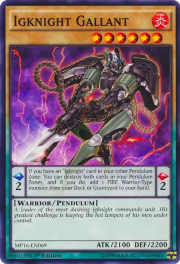 Igknight Gallant (MP16-EN069), 2016 Mega-Tins Mega Pack — Yu-Gi-Oh! card price