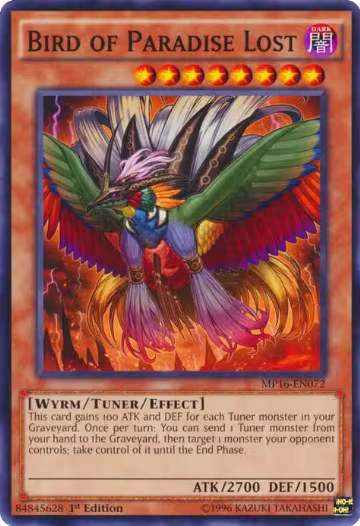 Bird of Paradise Lost (MP16-EN072), 2016 Mega-Tins Mega Pack — Yu-Gi-Oh! card price