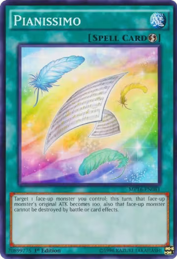 Pianissimo (MP16-EN081), 2016 Mega-Tins Mega Pack — Yu-Gi-Oh! card price