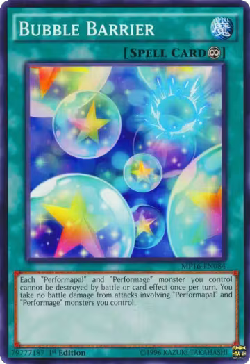 Bubble Barrier (MP16-EN084), 2016 Mega-Tins Mega Pack — Yu-Gi-Oh! card price
