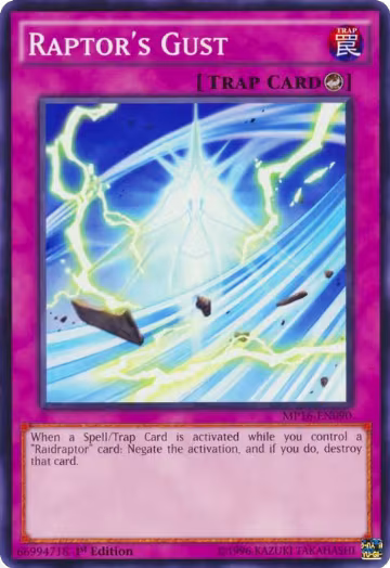 Raptor's Gust (MP16-EN090), 2016 Mega-Tins Mega Pack — Yu-Gi-Oh! card price