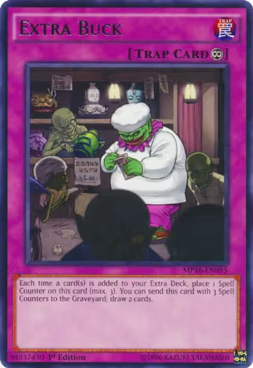 Extra Buck (MP16-EN095), 2016 Mega-Tins Mega Pack — Yu-Gi-Oh! card price