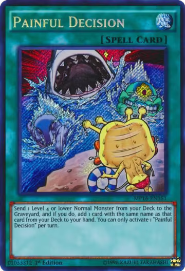 Painful Decision (MP16-EN151), 2016 Mega-Tins Mega Pack — Yu-Gi-Oh! card price