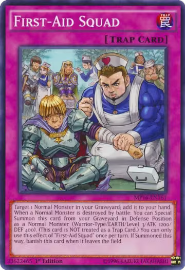 First-Aid Squad (MP16-EN161), 2016 Mega-Tins Mega Pack — Yu-Gi-Oh! card price