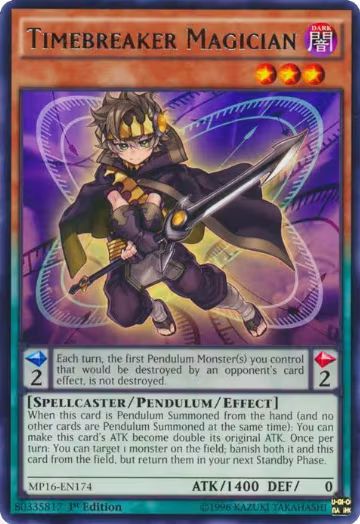 Timebreaker Magician (MP16-EN174), 2016 Mega-Tins Mega Pack — Yu-Gi-Oh! card price