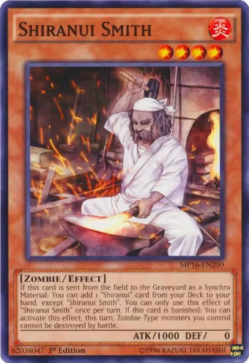 Shiranui Smith (MP16-EN200), 2016 Mega-Tins Mega Pack — Yu-Gi-Oh! card price