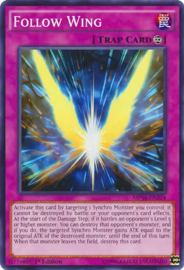 Follow Wing (MP16-EN224), 2016 Mega-Tins Mega Pack — Yu-Gi-Oh! card price