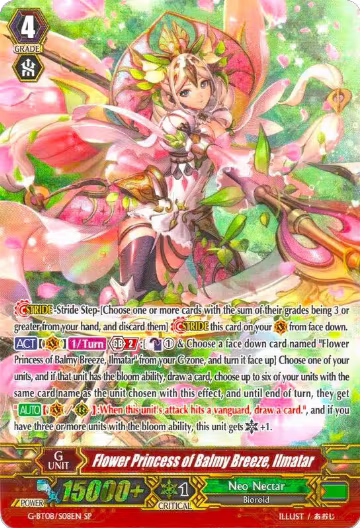 Flower Princess of Balmy Breeze, Ilmatar (SP) (G-BT08/S08EN), G-BT08: Absolute Judgment — Vanguard card price