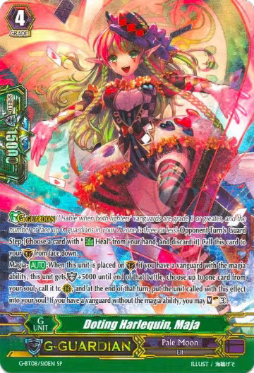 Doting Harlequin, Maja (SP) (G-BT08/S10EN), G-BT08: Absolute Judgment — Vanguard card price