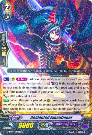 Demonted Executioner (G-BT08/034EN), G-BT08: Absolute Judgment — Vanguard card price